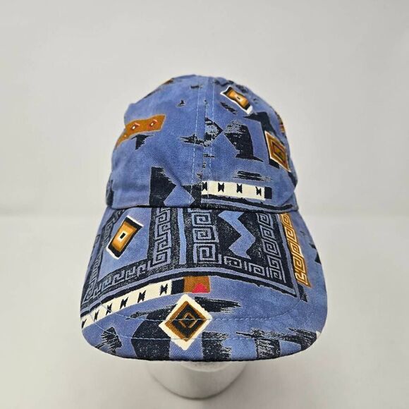 VINTAGE TAIL SOUTHWESTERN BLUE GOLF TENNIS VISOR HAT HYBRID SOFT BRIM WOMENS - Picture 1 of 6